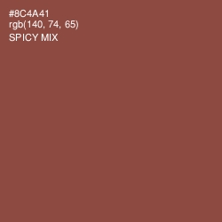 #8C4A41 - Spicy Mix Color Image